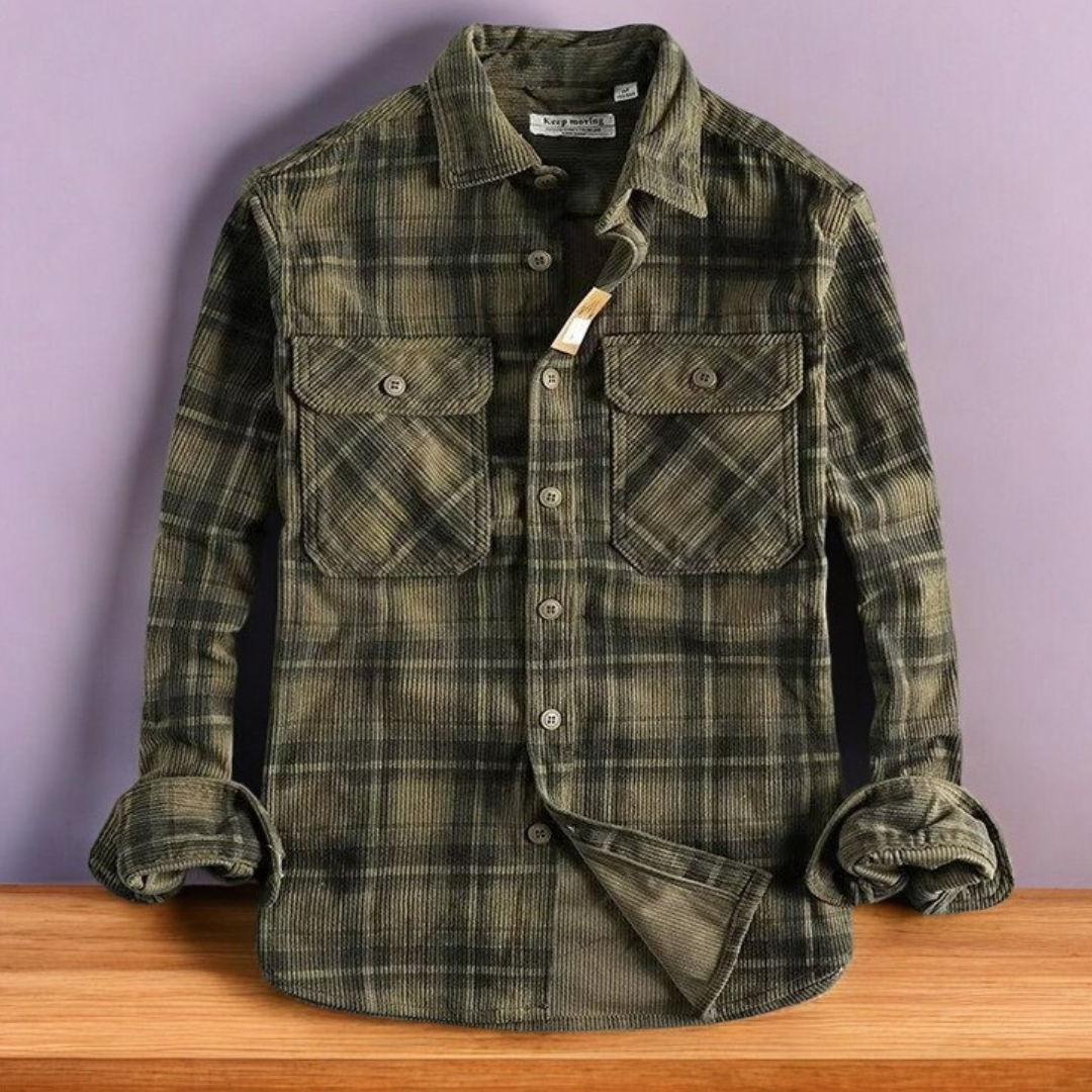 Chemise en Flanelle Hudson | Douceur, Élégance & Motif à Carreaux Intemporel