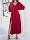 Marzena - Abito elegante con scollo a V da donna