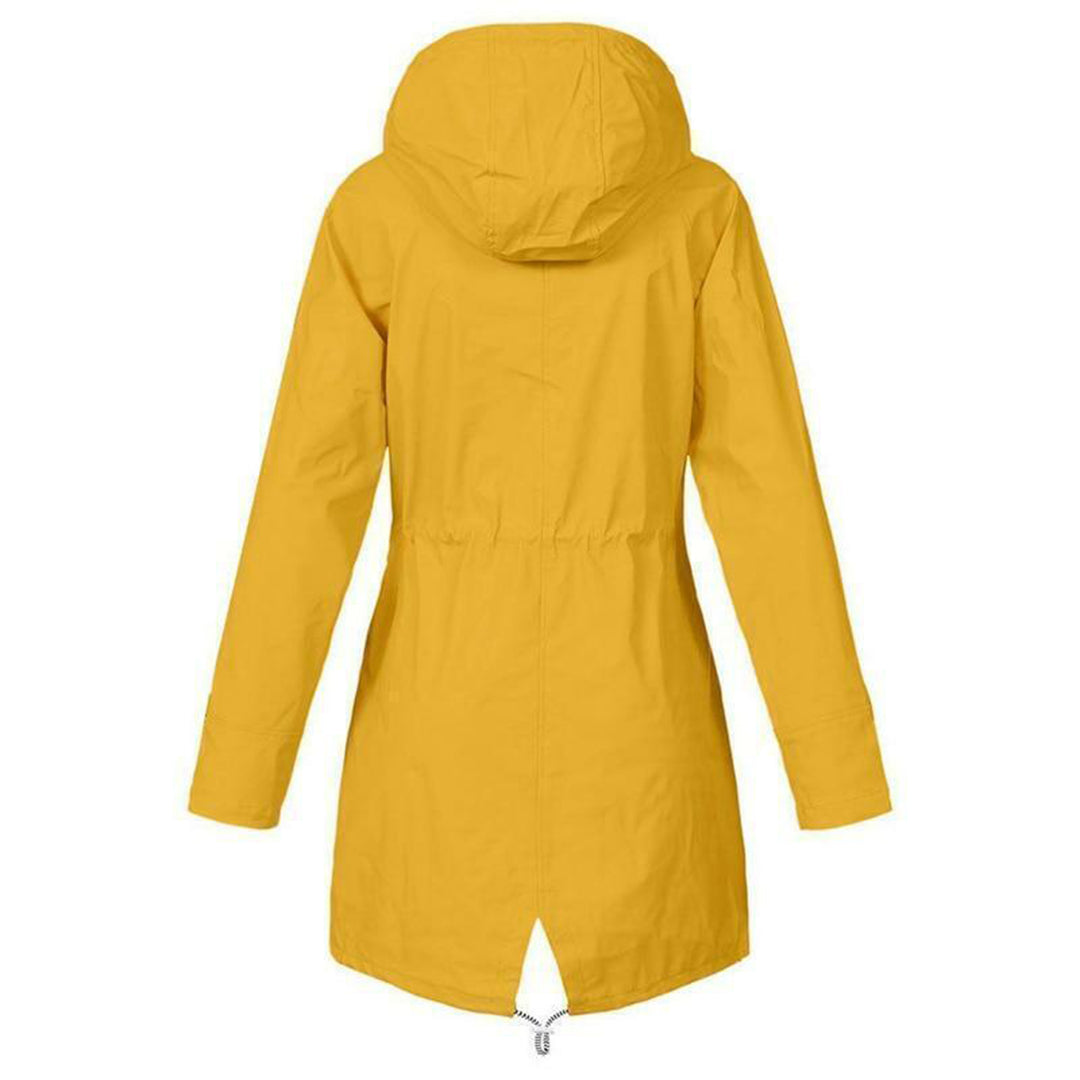 Glayda Manteau de Pluie Imperméable | Long, Élégant avec Capuche Ajustable