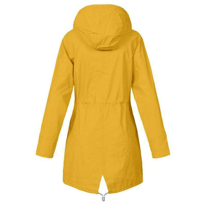 Glayda Manteau de Pluie Imperméable | Long, Élégant avec Capuche Ajustable