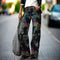 Pantalón estampado de pierna ancha para mujer | Talle alto