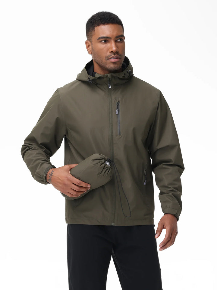 TrailGuard Chaqueta Softshell Hombre | Ligera, Impermeable y Transpirable para Exterior