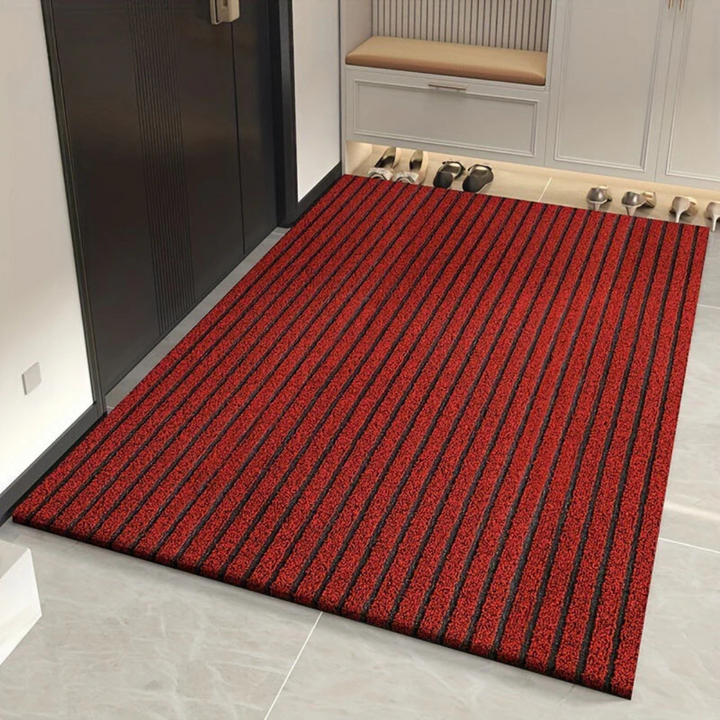 Paillasson antidérapant résistant aux intempéries pour l'intérieur et l'extérieur PVC