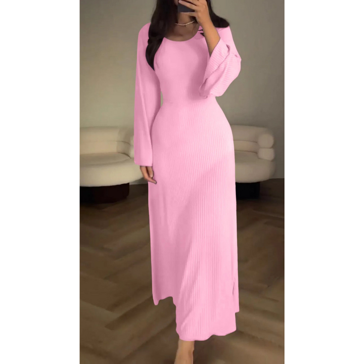 Abito lungo elegante da donna Lucia | Maniche lunghe e chic