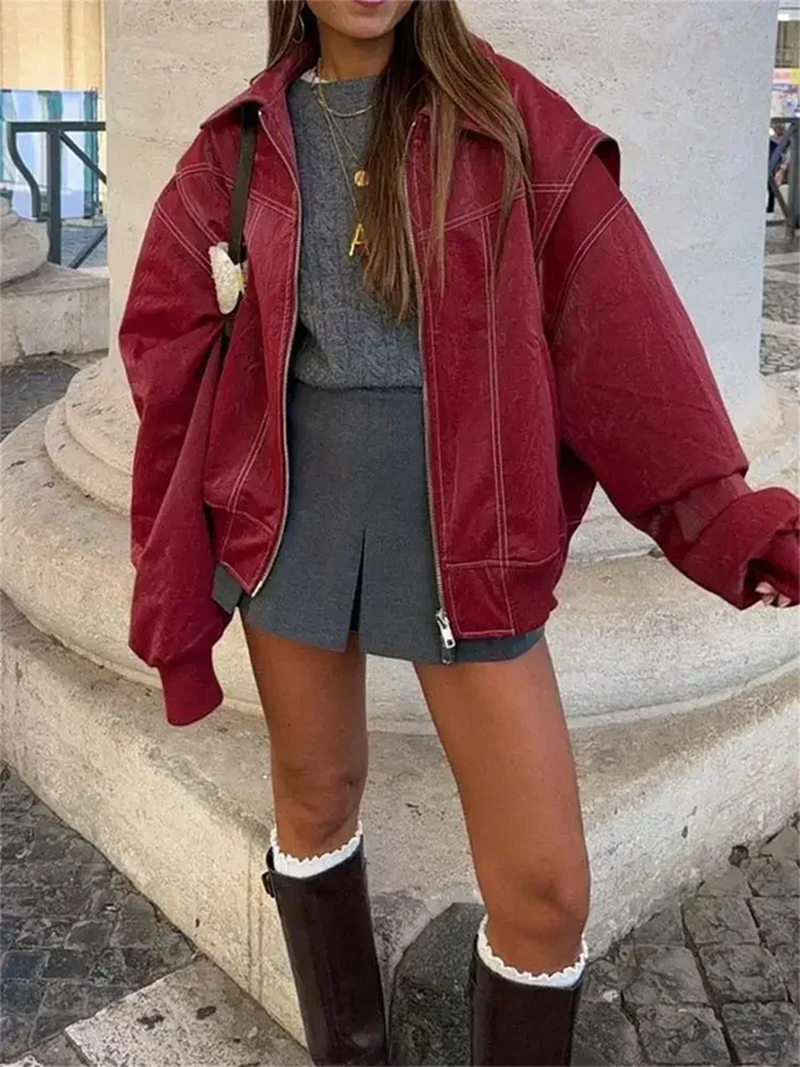 Giacca in pelle Adi | Audace e resistente, elegante per ogni occasione