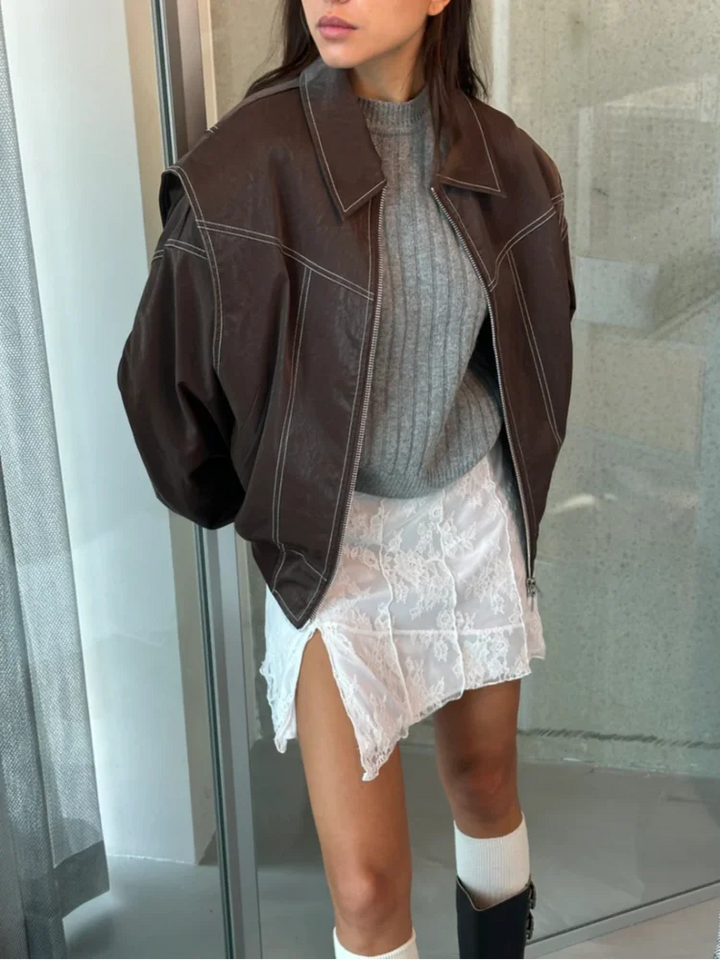 Giacca in pelle Adi | Audace e resistente, elegante per ogni occasione