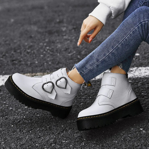 Liora | Bottes Élégantes à Boucle Cœur – Confort & Style Unique