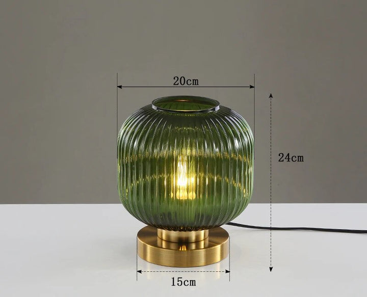 Lampe de Table Design Nordique en Verre – Élégance Moderne LED