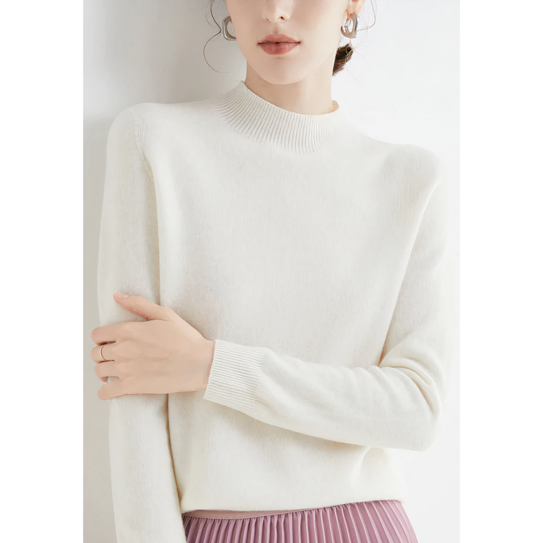 Ciliegia | Maglione in cashmere lavorato a maglia per comfort ed eleganza senza tempo