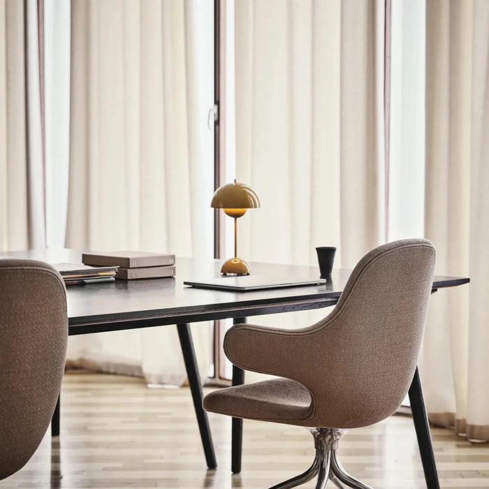 Lampada da tavolo a LED senza fili AuroraGlo | Design anni '60 con dimmer regolabile