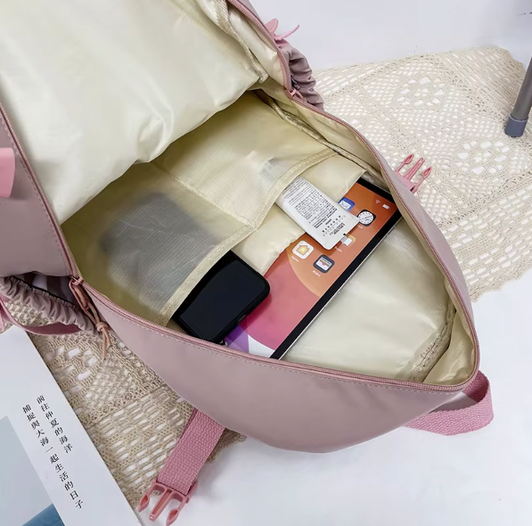 Milo Sac à dos transparent avec personnalisation | Design créatif & beaucoup d'espace de rangement quotidien & scolaire