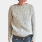 Suéter casual para mujer con textura moteada