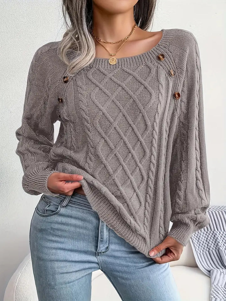 Aldara | Pull élégant pour femme, Polyvalent et confortable, Design raffiné pour une élégance au quotidien