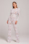 Marai | Jumpsuit avec détails en dentelle et jambes fluides
