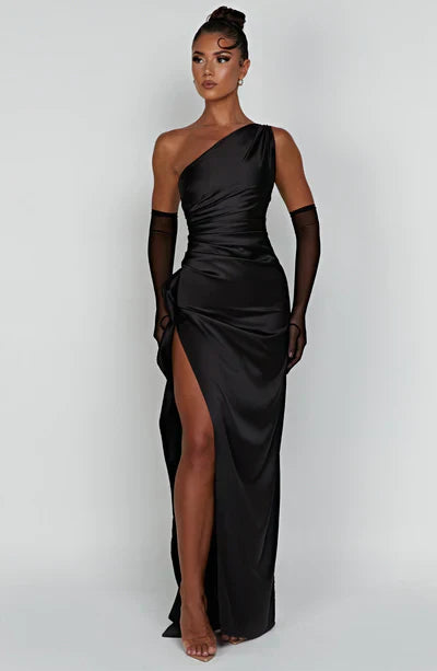 Ariel | Robe Longue Élégante en Tissu Fluide, Style Chic et Sophistiqué pour Toutes Occasions