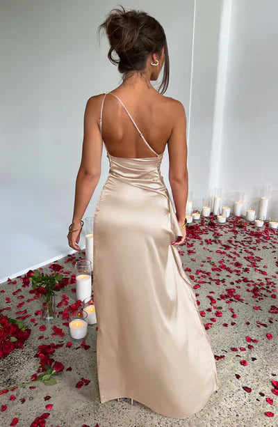 Ariel | Robe Longue Élégante en Tissu Fluide, Style Chic et Sophistiqué pour Toutes Occasions