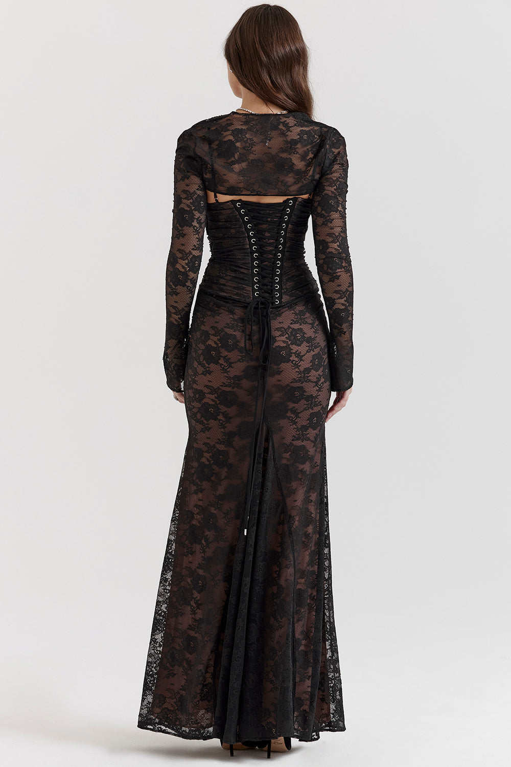 Vestido largo Alba para mujer | Estilo elegante y tejido fluido 