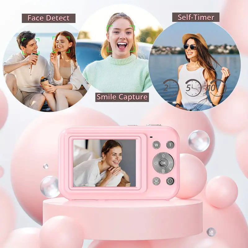 RetroSnap | Appareil photo numérique vintage avec vidéo 1080p et design rétro