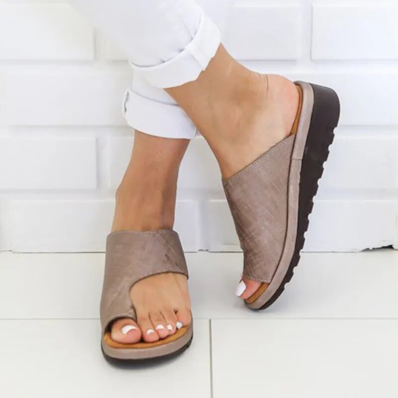 Chaussons confortables en cuir pour femmes avec un soutien optimal