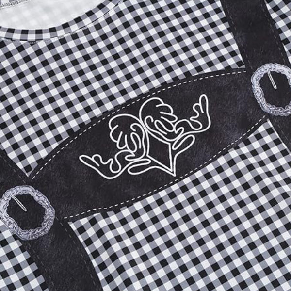 Wiesngaudi T-Shirt Unisexe – Design Lederhosen Photo-Réaliste, Fêtes & Oktoberfest