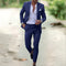 Costume leggero in lino da uomo – 2 pezzi, taglio aderente, ideale per l’estate, matrimoni e lavoro