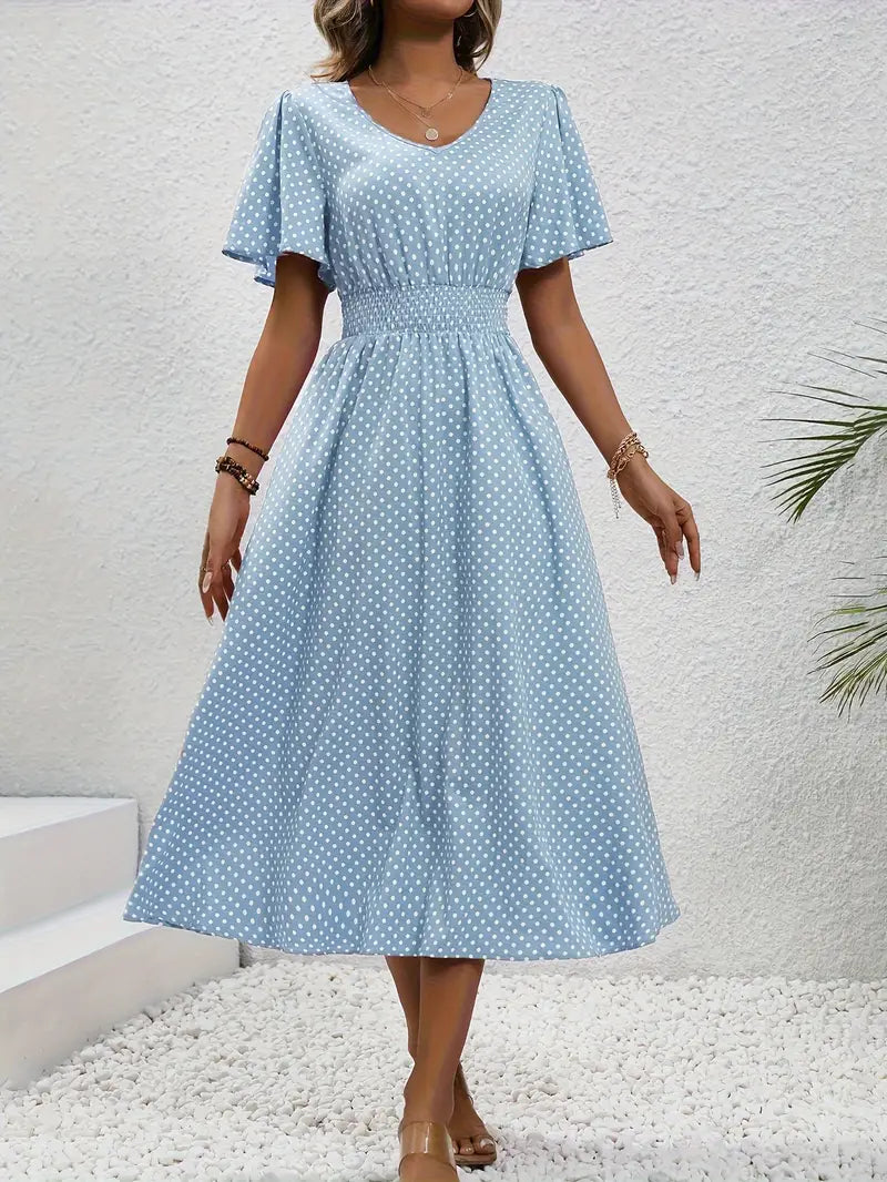 Vestido de verano de lunares | Transpirable y femenino | Perfecto para días soleados