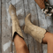 Stivali da cowboy donna - Stile western retrò ed elegante per l'autunno