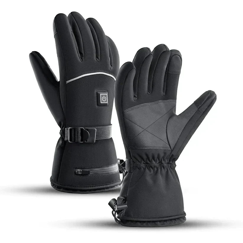 Gants chauffants électriques - rechargeables ou alimentés par batterie - résistants au vent et à l'eau avec fonction écran tactile