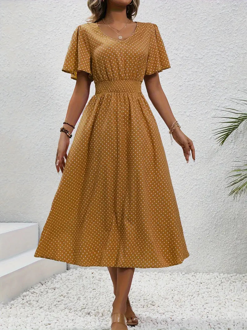 Vestido de verano de lunares | Transpirable y femenino | Perfecto para días soleados