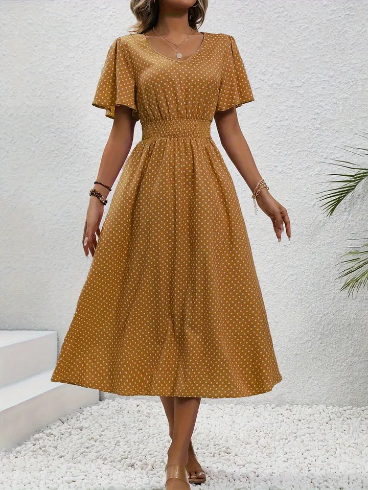 Vestido de verano de lunares | Transpirable y femenino | Perfecto para días soleados