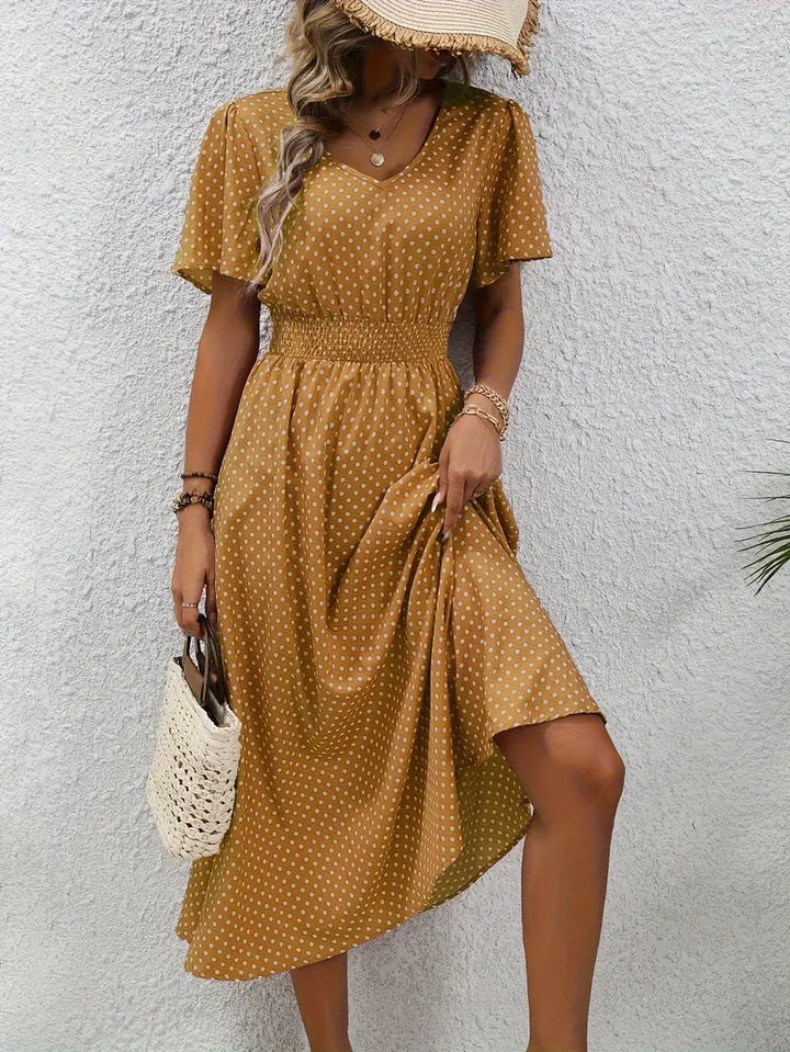 Vestido de verano de lunares | Transpirable y femenino | Perfecto para días soleados