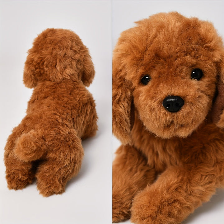 Peluche Teddy Dog Réaliste et Doux | Jouet Câlin pour Enfants & Cadeaux