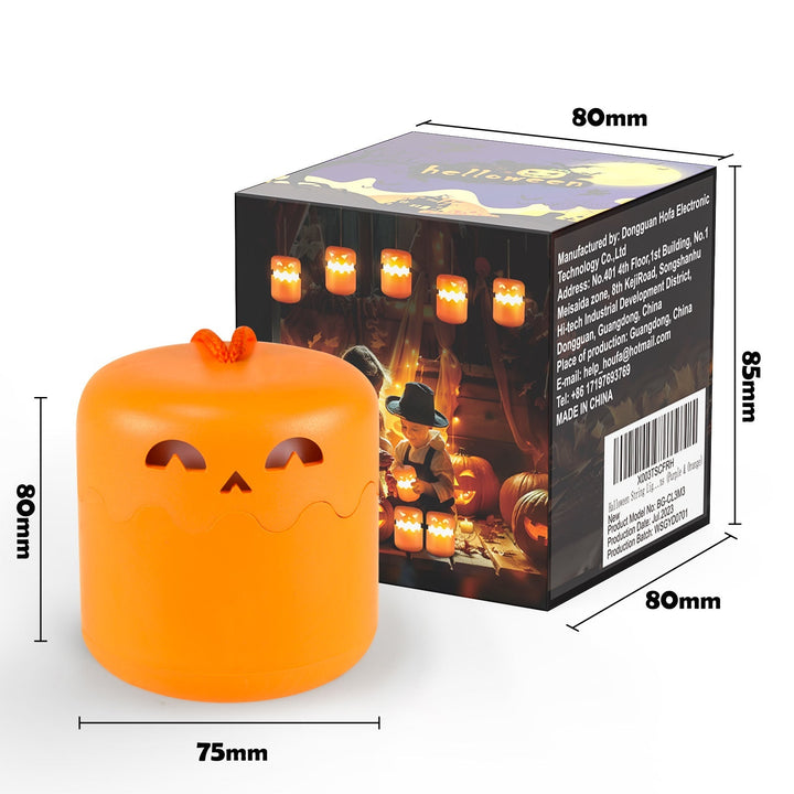 Lanternes Citrouilles Halloween à LED – Décoration Lumineuse Effrayante et Festive