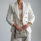 Blazer tailleur da donna dallo stile casual-elegante moderno