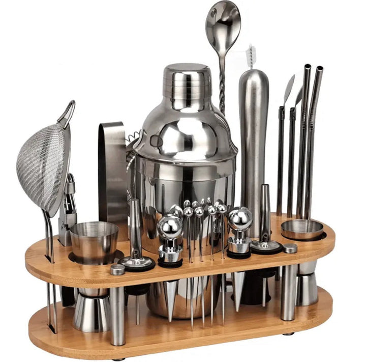 ShakerPro | Set Barman 23 Pièces pour Cocktails Professionnels à la Maison
