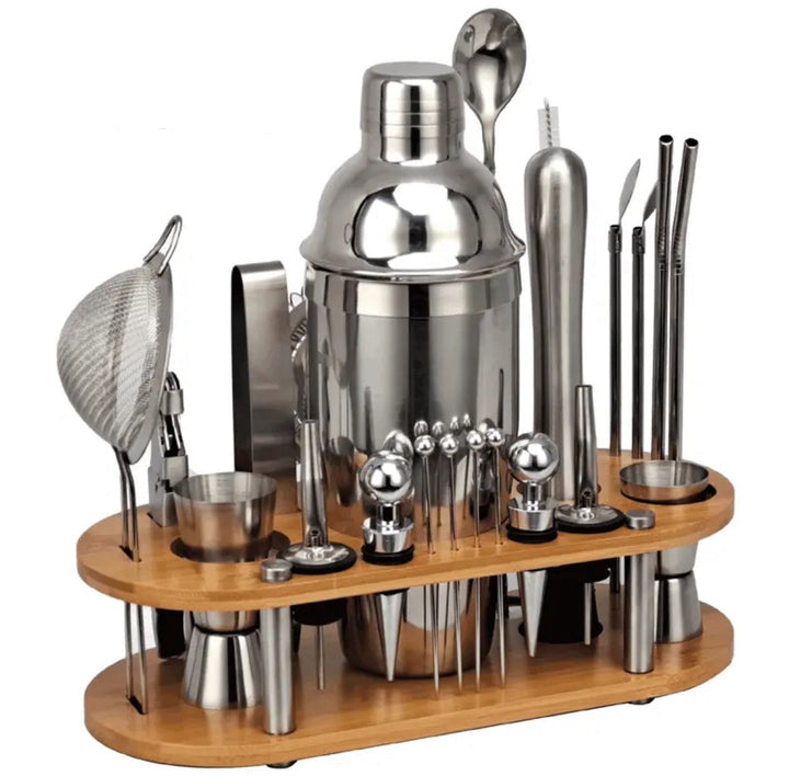 ShakerPro | Set Barman 23 Pièces pour Cocktails Professionnels à la Maison
