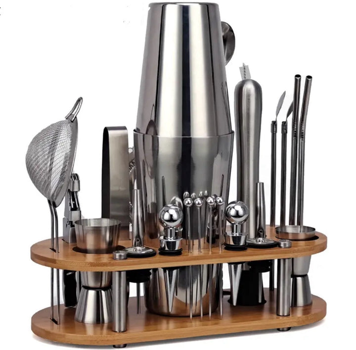 ShakerPro | Set Barman 23 Pièces pour Cocktails Professionnels à la Maison