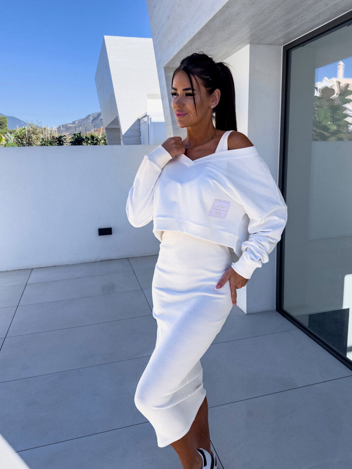 Conjunto de sudadera y vestido Monique | Comodidad y elegancia para el día a día