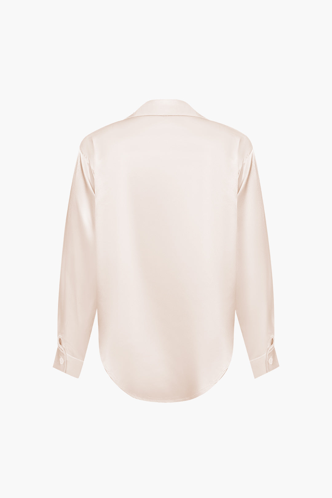 Blusa de satén Lillian para mujer | Camisa elegante de manga larga, corte holgado y diseño atemporal