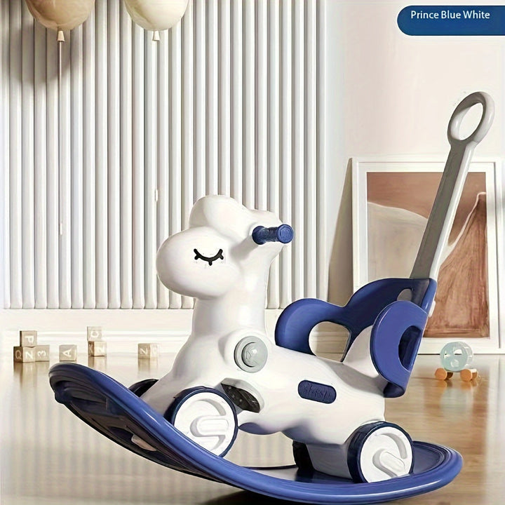 WobbiRider Jouet Enfant 2-en-1 | Cheval à Bascule et Roue d’Exercice