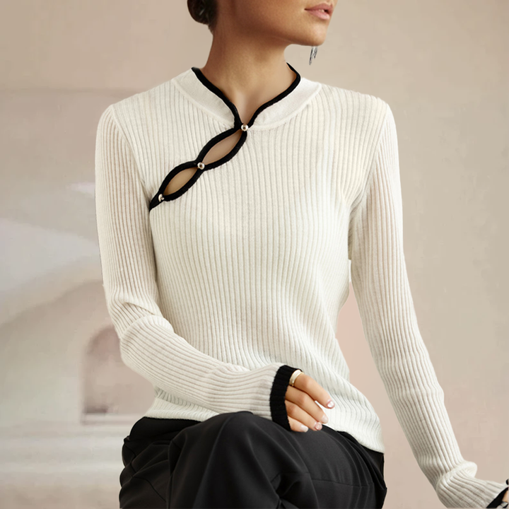 Alisa | Elegante suéter de mujer, Versátil y cómodo, Diseño sofisticado para todas las ocasiones.