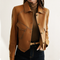 Anita | Veste en Cuir Élégante pour Femme – Intemporelle & Sophistiquée