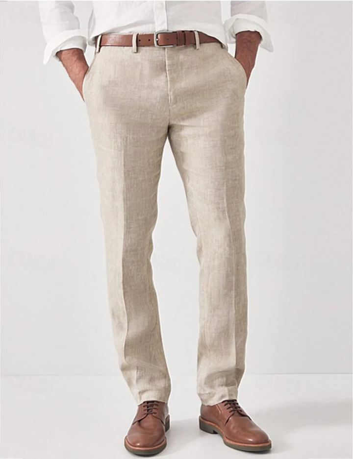 Pantalon de lin respirant pour hommes | Confort et style