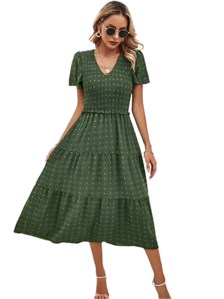 Vestido Lena para mujer | Elegante corte en A y tejido elástico - Para la oficina, el día a día y fiestas