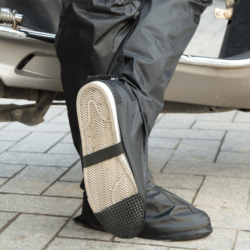 Pantalon de pluie Doki avec protège-chaussures intégrés | Imperméable et confortable pour cyclistes