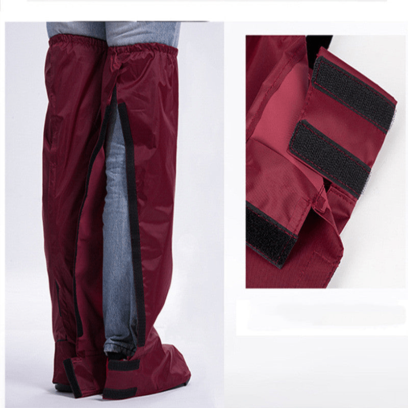 Pantalon de pluie Doki avec protège-chaussures intégrés | Imperméable et confortable pour cyclistes