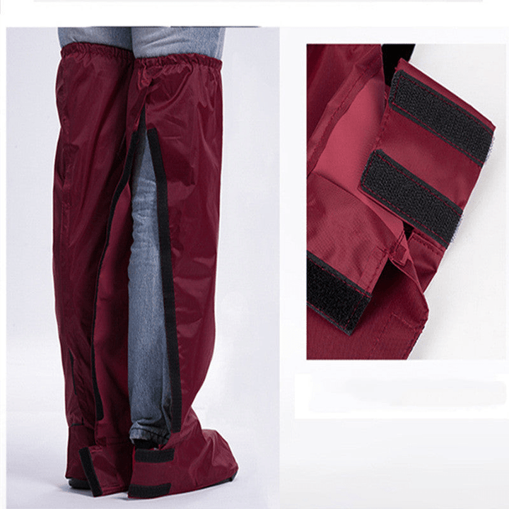 Pantalon de pluie Doki avec protège-chaussures intégrés | Imperméable et confortable pour cyclistes