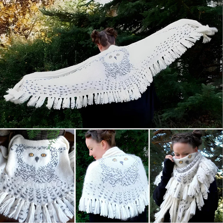 SnowOwl Écharpe Unique en Forme de Hibou | Élégance et Originalité pour Toutes les Saisons