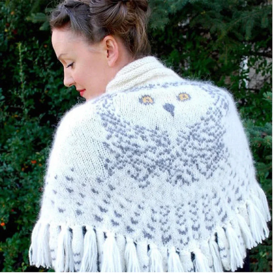 SnowOwl Écharpe Unique en Forme de Hibou | Élégance et Originalité pour Toutes les Saisons
