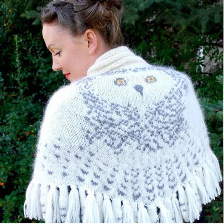 SnowOwl Écharpe Unique en Forme de Hibou | Élégance et Originalité pour Toutes les Saisons